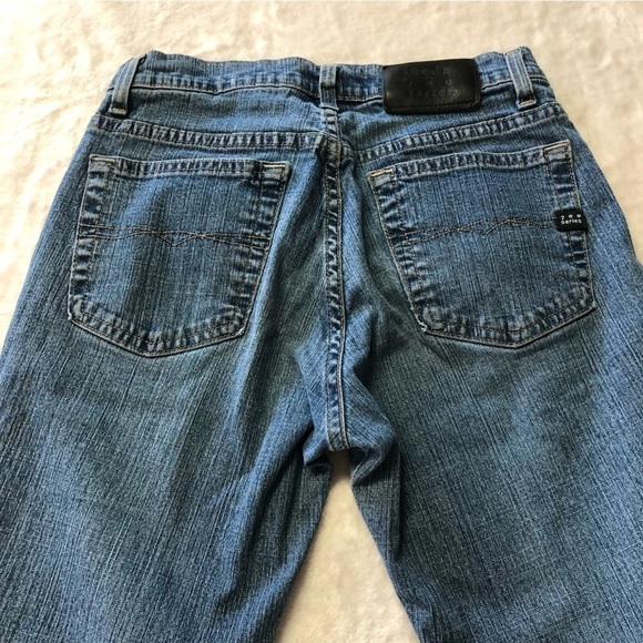 Ikeda 700 Series Denim High Rise Straight Leg Medium Wash Jeans Size 28 - Picture 4 of 12